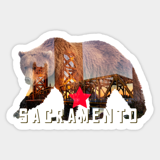 Sacramento California State Bear TShirt Souvenir Great Gift TShirt
